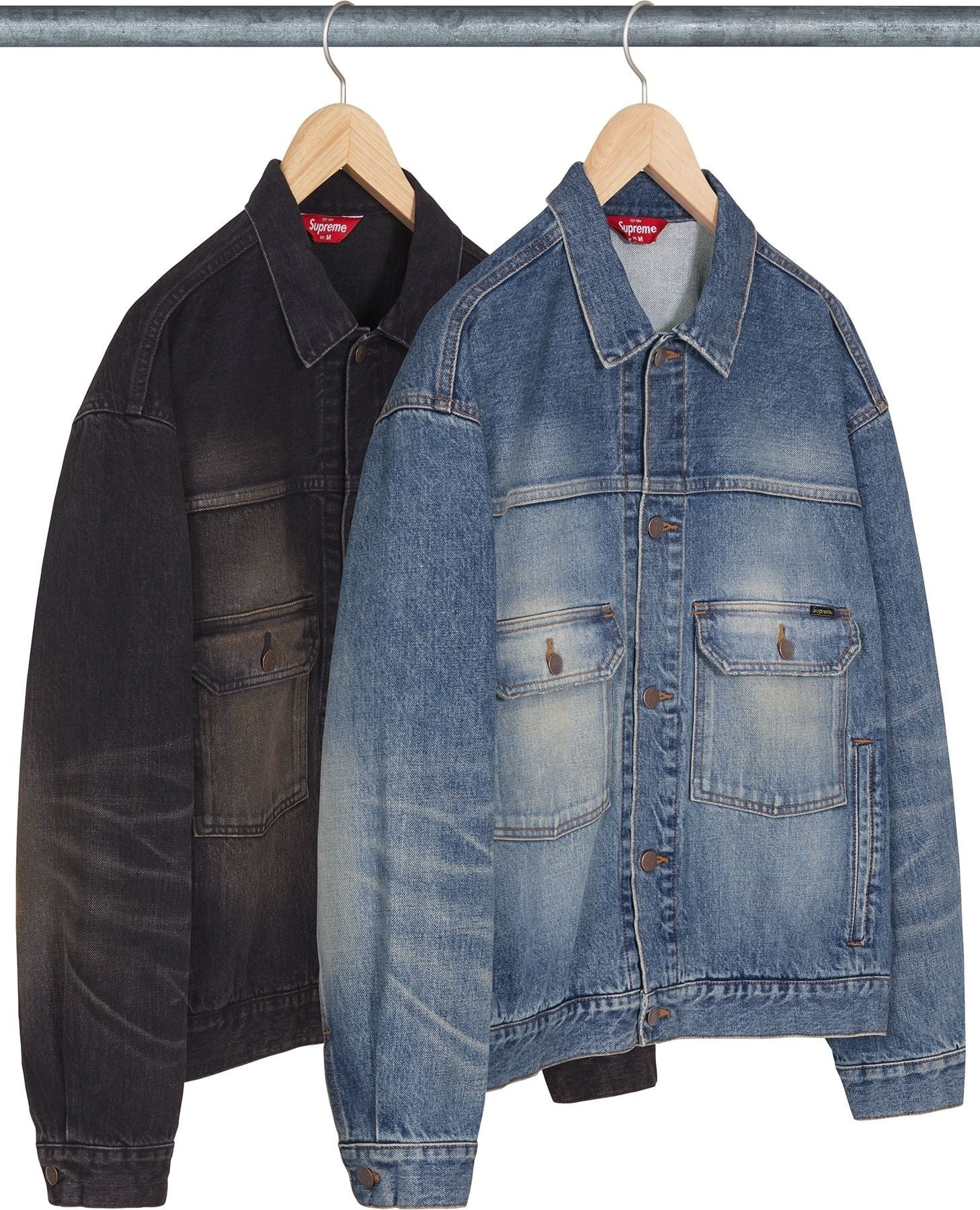 Distressed Selvedge Trucker Jacket